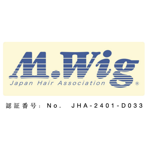 医療用ウィッグマーク「M・WIG」を受け取りました